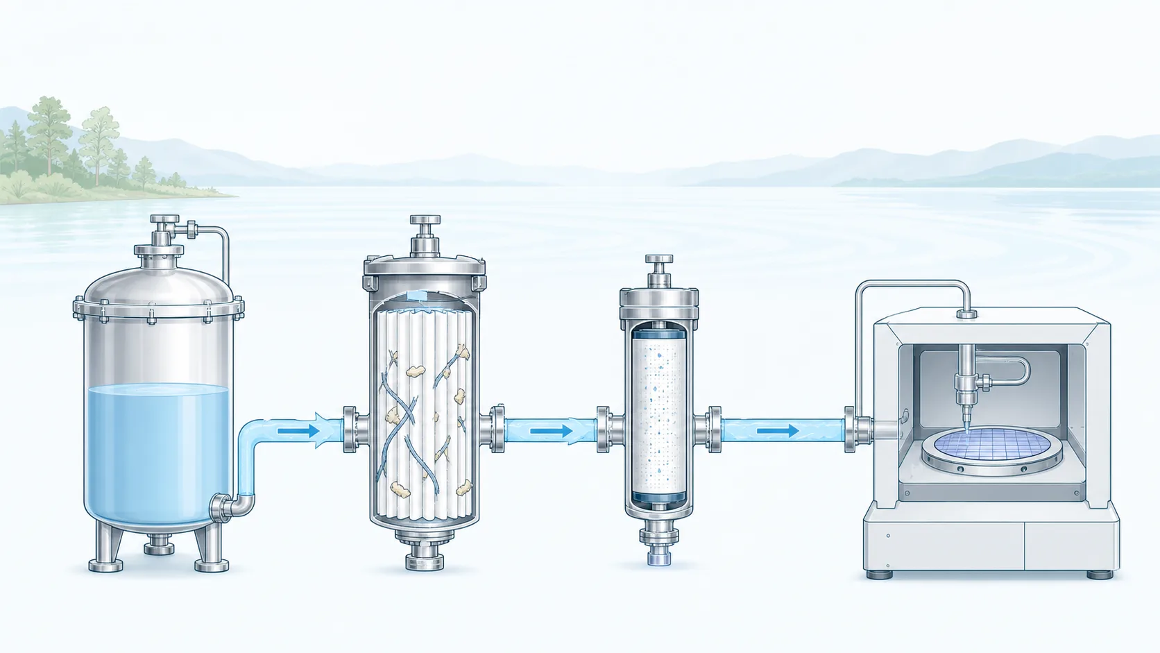 Pleated Cartridge and Capsule Filtration in Electronics Manufacturing